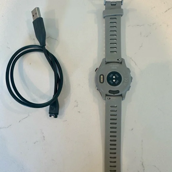 Garmin Forerunner 255s Gray + Charging Cable - Picture 2 of 5